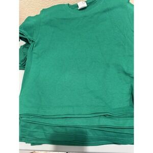 LOT OF 12 Yazbek Youth T-Shirts - Green Unisex - Mixed Sizes | NWOT